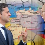Путин отвергнет мир без оккупации Донбасса и устранения Зеленского Владимир Путин и Зеленский спорят над картой оккупированного Донбасса