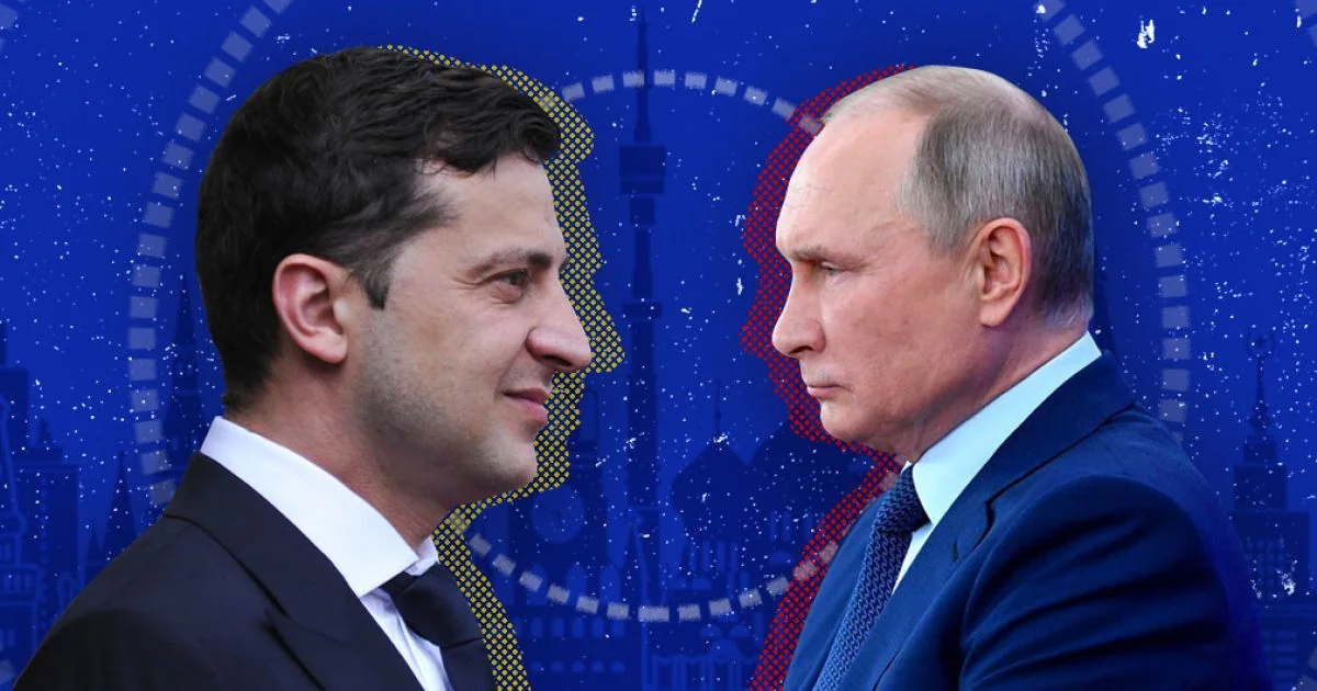 Профілі Зеленського та Путіна на тлі Туреччини до можливої зустрічі