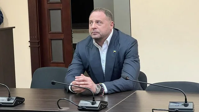 Андрій Єрмак на засіданні суду під час апеляції щодо запобіжного заходу