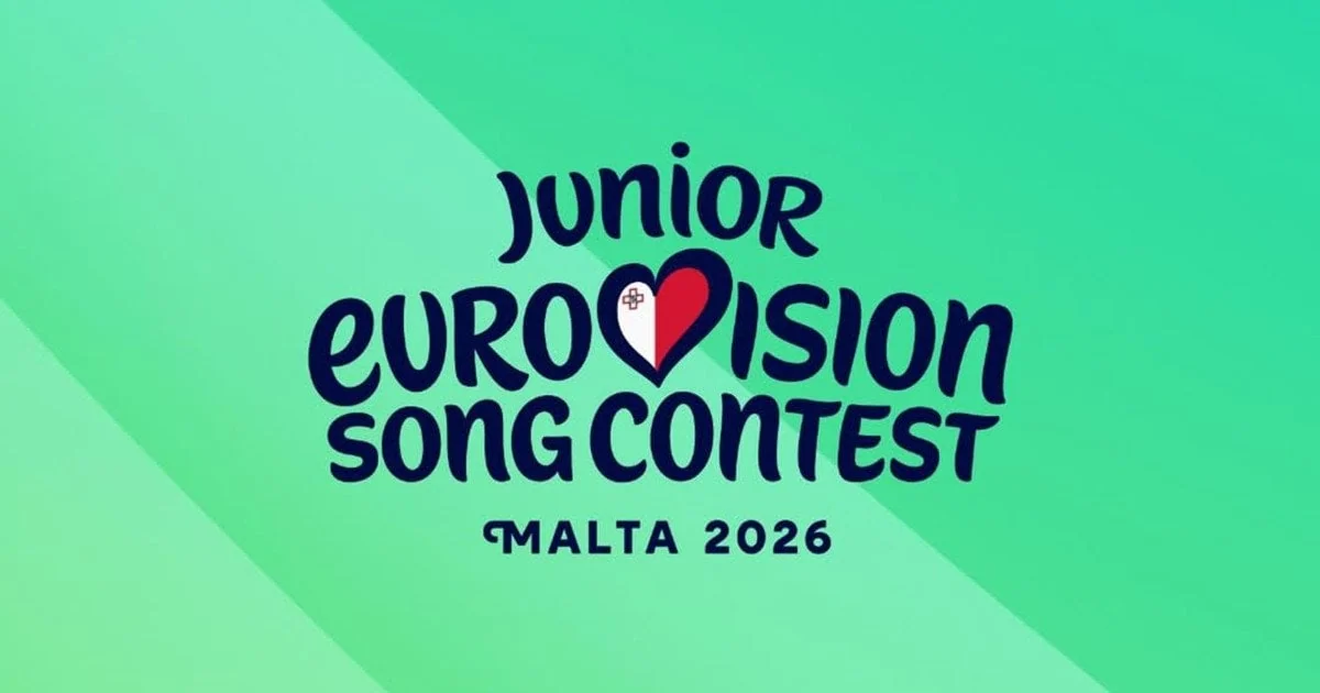 Логотип Дитячого Євробачення-2026: Junior Eurovision Song Contest Malta 2026