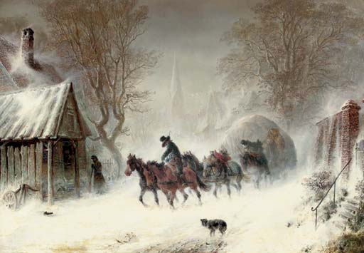 Hermann_Kauffmann_-_Enduring_the_snowstorm