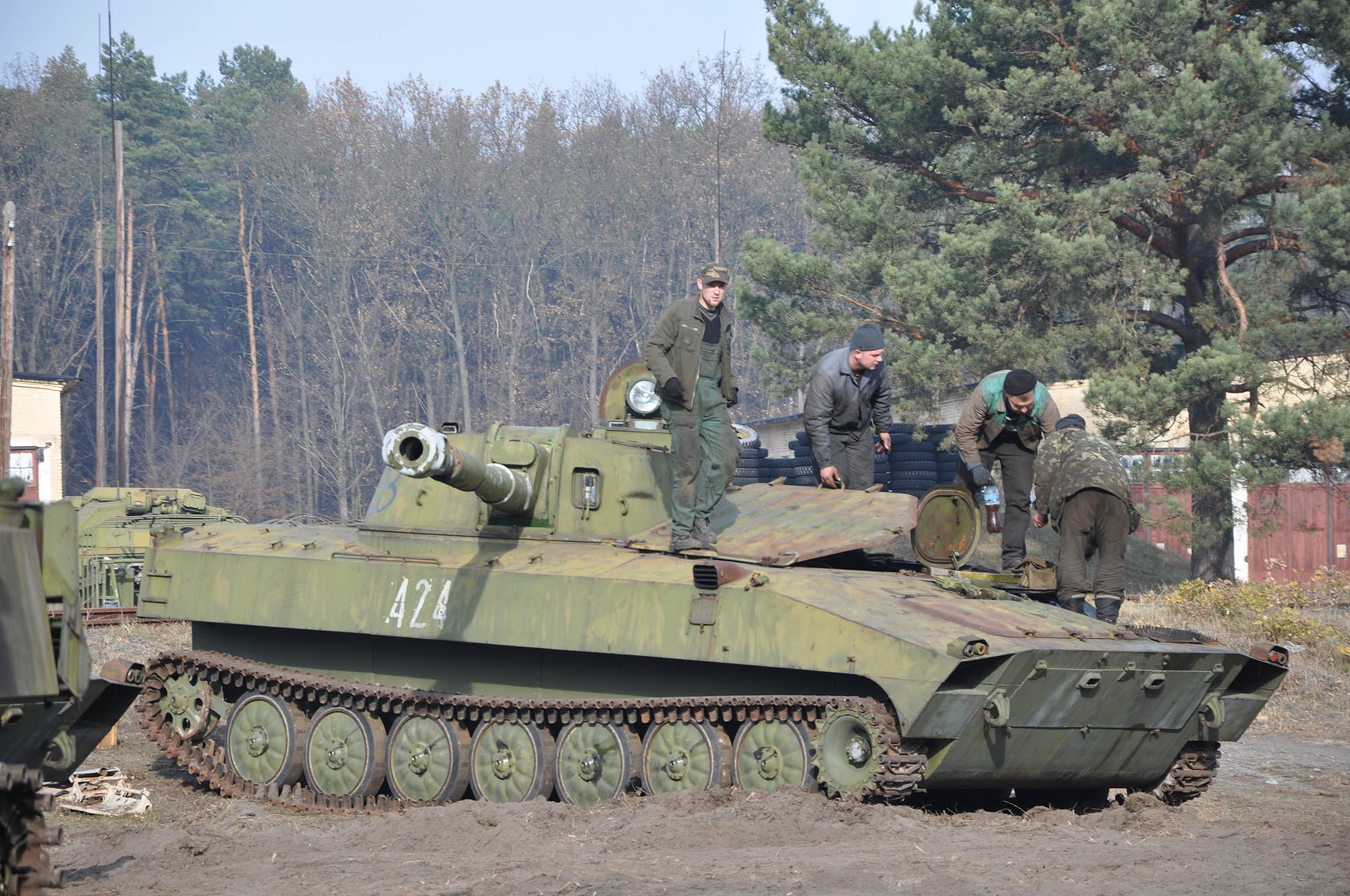 Оржеві — база військової техніки
