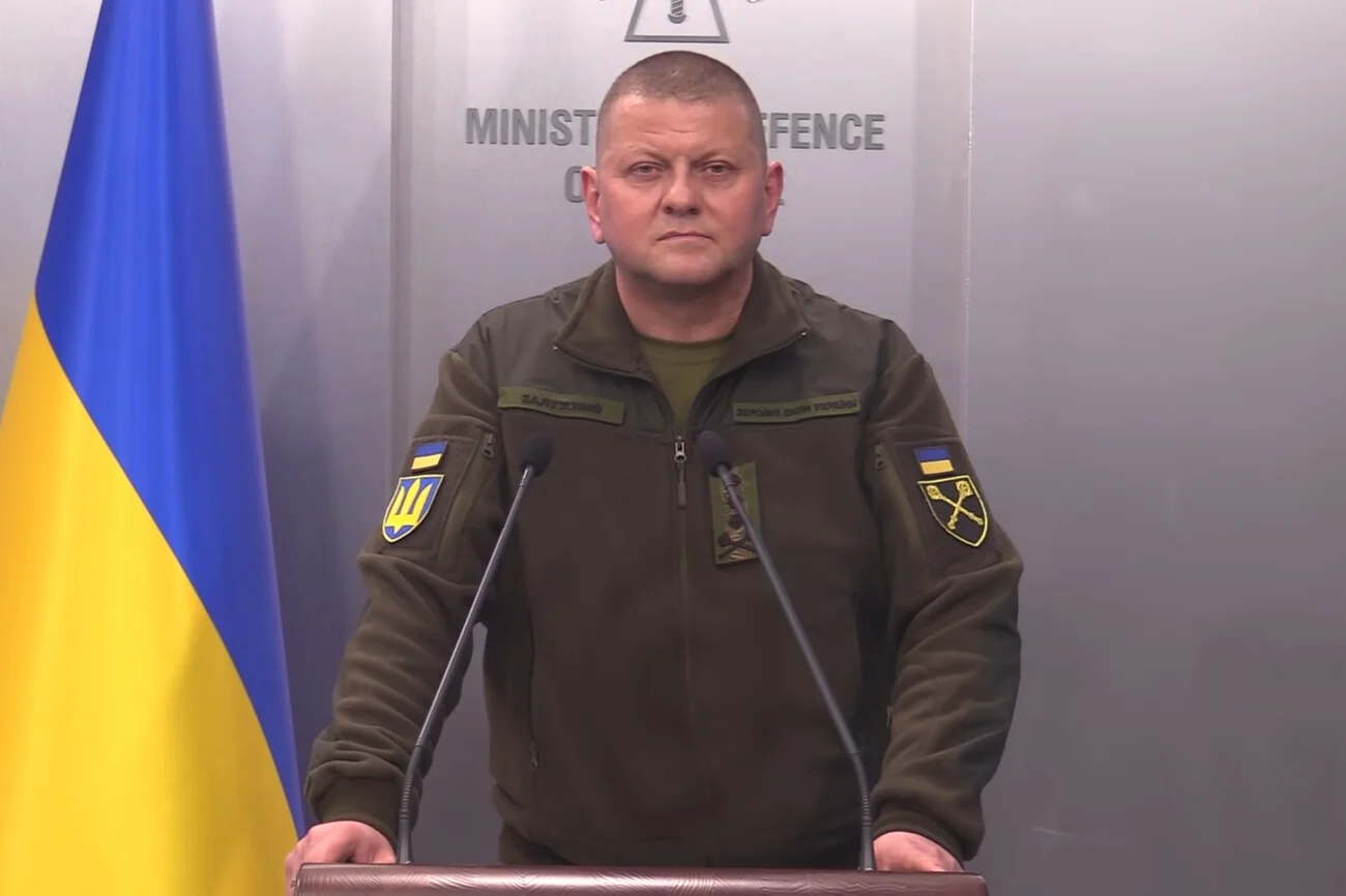 Валерій Залужний виступає на конференції Defence24 Days у Варшаві про реформи мобілізації.
