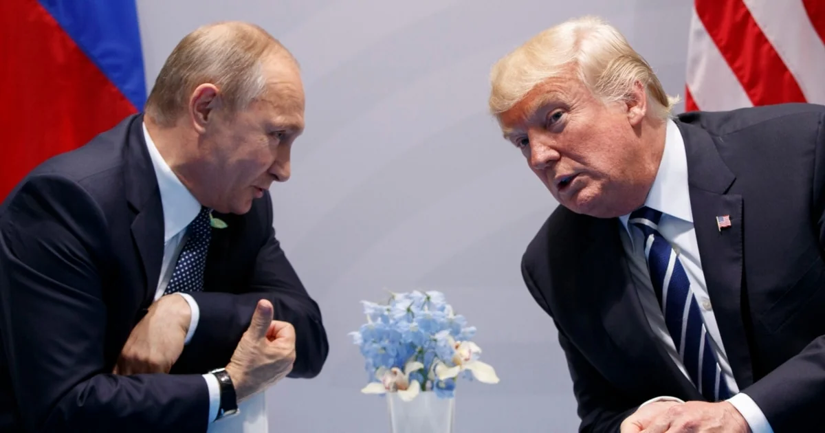 Путін і Трамп під час розмови про війну проти України