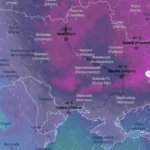 Мапа України з температурами до -24°C у Харкові під час похолодання