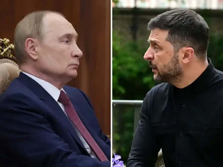 Володимир Путін і Володимир Зеленський у контексті заклику до миру