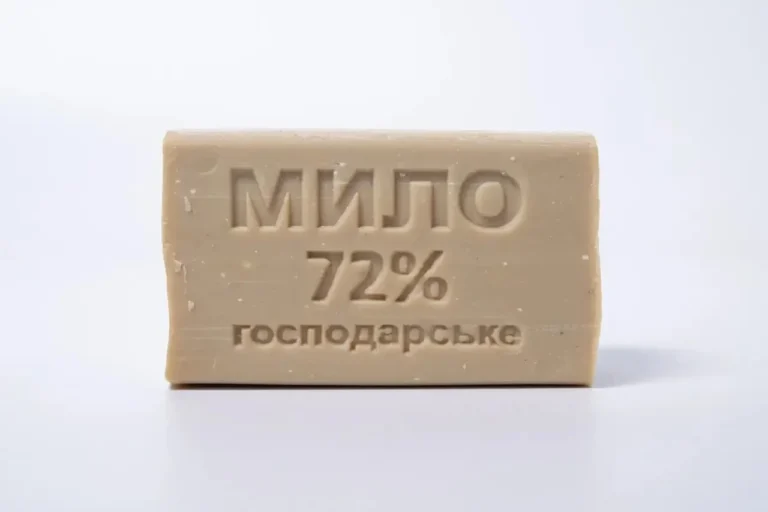 Господарське мило 72% з рельєфним написом МИЛО на бруску