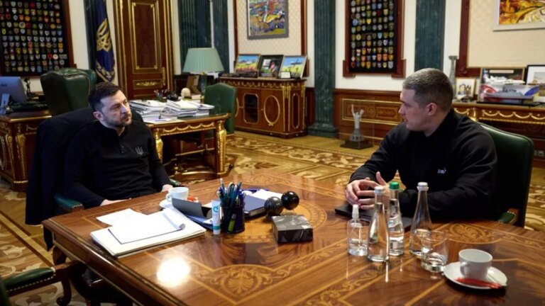 Зеленський на зустрічі щодо кандидата на посаду міністра оборони
