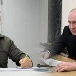 Зеленський і Путін за столом переговорів з документами