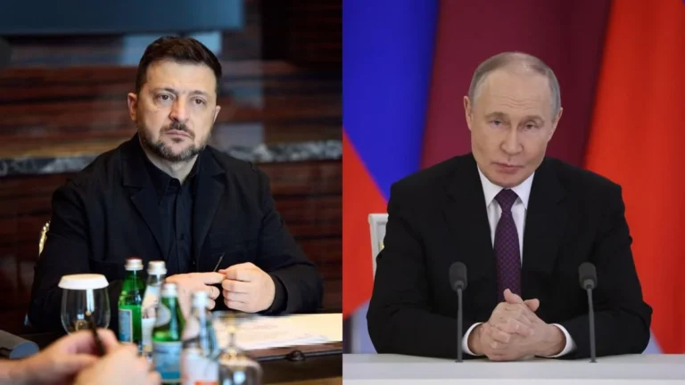 Володимир Зеленський і Володимир Путін у контексті заяви про мирні переговори