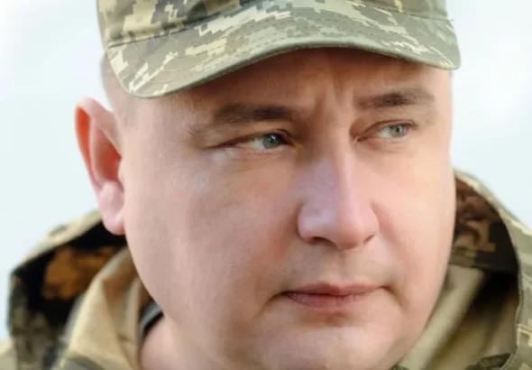 Командир 155-ї бригади Станіслав Лучанов у піксельному камуфляжі