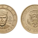 Золота монета США з портретом Трампа до 250-річчя незалежності