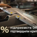 Працівники складають крило безпілотника в цеху оборонного підприємства